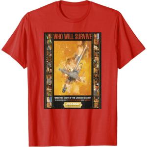 imageStar Wars The High Republic Who Will Survive Poster TShirtRed