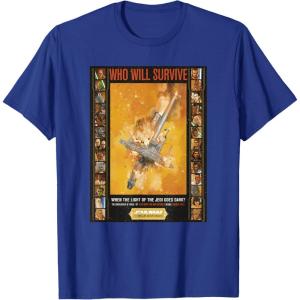 imageStar Wars The High Republic Who Will Survive Poster TShirtRoyal Blue