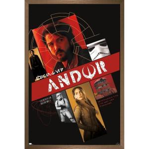 imageTrends International Star Wars Andor  Group Graphic Wall Poster 34L x 224W Premium Unframed VersionBronze Framed Version