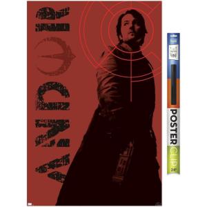 imageTrends International Star Wars Andor  Red Target Wall Poster 34L x 224W Premium Unframed VersionPremium Poster  Clip Bundle