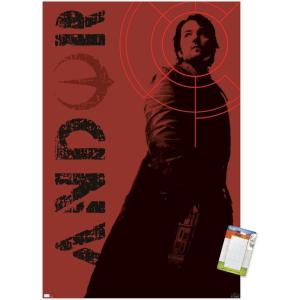 imageTrends International Star Wars Andor  Red Target Wall Poster 34L x 224W Premium Unframed VersionPremium Poster  Mount Bundle