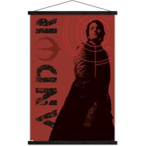 imageTrends International Star Wars Andor  Red Target Wall Poster 34L x 224W Premium Unframed VersionPremium Print and Black Hanger Bundle