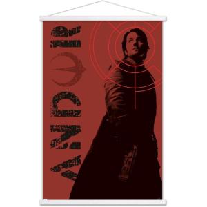 imageTrends International Star Wars Andor  Red Target Wall Poster 34L x 224W Premium Unframed VersionPremium Print and White Hanger Bundle