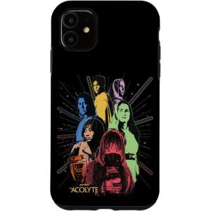 imageiPhone 12 Pro Max Star Wars The Acolyte Disney Retro Color Block Characters CaseiPhone 11