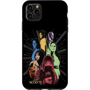 imageiPhone 12 Pro Max Star Wars The Acolyte Disney Retro Color Block Characters CaseiPhone 11 Pro Max