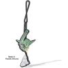 imageLego Star Wars Silicone Luggage Tag  Yoda 52222 writable Surface on Back for ID Identification Measures 65 inches Long for Travel Suitcase Backpack
