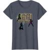 imageStar Wars The High Republic Jedi Defend TShirtHeather Blue