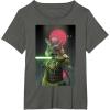 imageStar Wars The High Republic Lourna Dee Lightsaber Poster TShirtAsphalt Grey