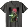 imageStar Wars The High Republic Lourna Dee Lightsaber Poster TShirtAsphalt Grey
