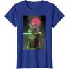 imageStar Wars The High Republic Lourna Dee Lightsaber Poster TShirtRoyal Blue