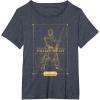 imageStar Wars The High Republic Stellan Gios For Light and Life TShirtHeather Blue