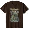 imageStar Wars The High Republic Yoda Avar Kriss Combat Pose TShirtBrown