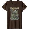 imageStar Wars The High Republic Yoda Avar Kriss Combat Pose TShirtBrown
