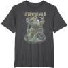 imageStar Wars The High Republic Yoda Avar Kriss Combat Pose TShirtDark Heather Grey