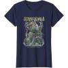 imageStar Wars The High Republic Yoda Avar Kriss Combat Pose TShirtNavy Blue