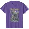 imageStar Wars The High Republic Yoda Avar Kriss Combat Pose TShirtPurple Heather