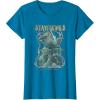 imageStar Wars The High Republic Yoda Avar Kriss Combat Pose TShirtSapphire Blue