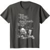 imageStar Wars Yoda Quote Let Go of Everything You Fear to Lose TShirtAsphalt Grey