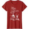 imageStar Wars Yoda Quote Let Go of Everything You Fear to Lose TShirtCranberry Red