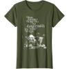 imageStar Wars Yoda Quote Let Go of Everything You Fear to Lose TShirtOlive Green