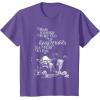 imageStar Wars Yoda Quote Let Go of Everything You Fear to Lose TShirtPurple Heather