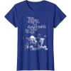 imageStar Wars Yoda Quote Let Go of Everything You Fear to Lose TShirtRoyal Blue