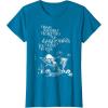imageStar Wars Yoda Quote Let Go of Everything You Fear to Lose TShirtSapphire Blue