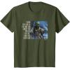 imageStar Wars Yoda Quote When You Look at the Dark Side TShirtOlive Green