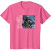 imageStar Wars Yoda Quote When You Look at the Dark Side TShirtPink Heather