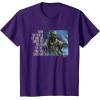 imageStar Wars Yoda Quote When You Look at the Dark Side TShirtPurple
