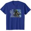 imageStar Wars Yoda Quote When You Look at the Dark Side TShirtRoyal Blue