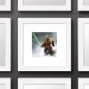 imageTrends International Gallery Pops Star Wars Saga  Moments Edge Yoda Lightsaber Wall Art Wall Poster 1200quot x 1200quot Black Frame VersionWhite Frame Version