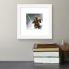 imageTrends International Gallery Pops Star Wars Saga  Moments Edge Yoda Lightsaber Wall Art Wall Poster 1200quot x 1200quot Black Frame VersionWhite Frame Version