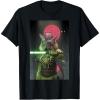 imageStar Wars The High Republic Lourna Dee Lightsaber Poster TShirtBlack