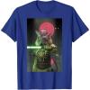 imageStar Wars The High Republic Lourna Dee Lightsaber Poster TShirtRoyal Blue