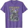 imageStar Wars The High Republic Yoda Avar Kriss Combat Pose TShirtPurple Heather