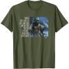 imageStar Wars Yoda Quote When You Look at the Dark Side TShirtOlive Green