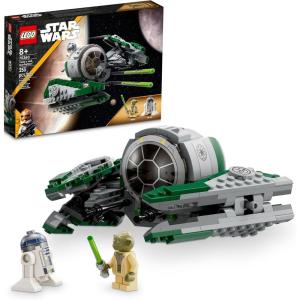 imageLEGO Star Wars The Clone Wars Yodas Jedi Starfighter 75360 Star Wars Collectible for Kids Featuring Master Yoda Figure with Lightsaber Toy Birthday Gift for 8 Year Olds or any Fan of The Clone Wars