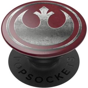imagePopSockets Phone Grip with Expanding Kickstand Adhesive Grip Star Wars  Enamel YodaRebel Icon