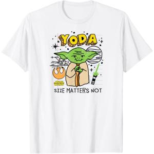 imageStar Wars  Yoda Scribble TShirtWhite