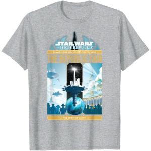 imageStar Wars High Republic Fair Poster TShirtHeather Grey