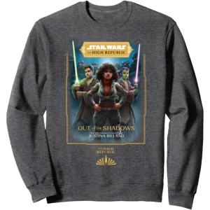 imageStar Wars High Republic Shadows Out Poster SweatshirtDark Heather Grey