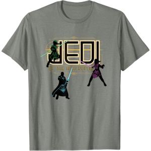 imageStar Wars The High Republic Jedi Defend TShirtOlive Heather