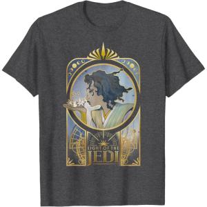 imageStar Wars The High Republic Light Of The Jedi Nouveau Poster TShirtDark Heather Grey