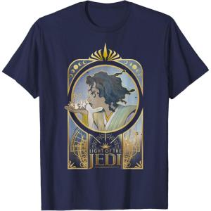 imageStar Wars The High Republic Light Of The Jedi Nouveau Poster TShirtNavy Blue