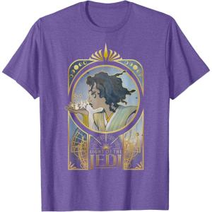 imageStar Wars The High Republic Light Of The Jedi Nouveau Poster TShirtPurple Heather