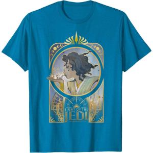 imageStar Wars The High Republic Light Of The Jedi Nouveau Poster TShirtSapphire Blue