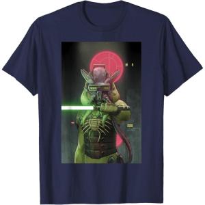 imageStar Wars The High Republic Lourna Dee Lightsaber Poster TShirtNavy Blue