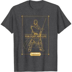 imageStar Wars The High Republic Stellan Gios For Light and Life TShirtDark Heather Grey