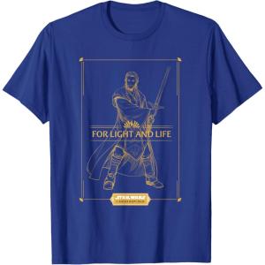 imageStar Wars The High Republic Stellan Gios For Light and Life TShirtRoyal Blue